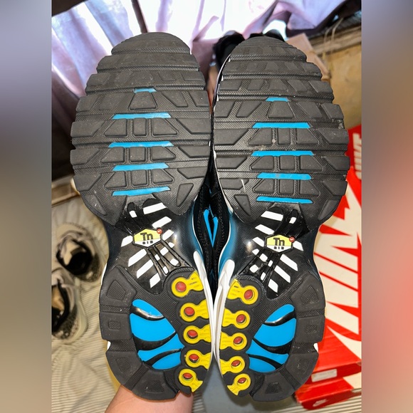 #Nike #AirMaxPlus #ElectricBlue #Size 10 #LikeNew #GreatCondition #NoBox - Picture 5 of 9